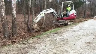 Takeuchi TB230 backfilling!