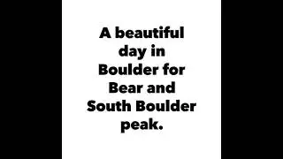 Trail running in Boulder