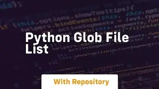 python glob file list
