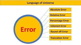 Error and Types of Error (Part #01)