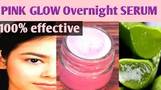 Beetroot Aloevera glow serum - OVERNIGHT Pink glow serum - Fresh aloe glow serum - removes wrinkles