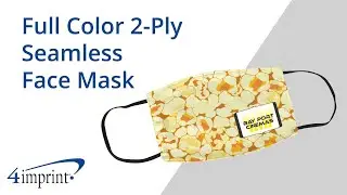Full Color 2 Ply Seamless Face Mask - Custom Face Mask by 4imprint