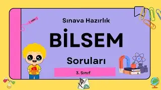 3. Sınıf BİLSEM Soruları - Sınava Hazırlık 2025-2026