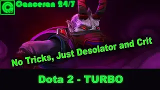 No Tricks, Just Desolator Crit Riki Build | Canceran 24/7 Dota 2