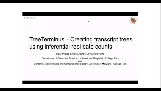 NP Singh. TreeTerminus - Creating Transcript Trees Using Inferential Replicate Counts