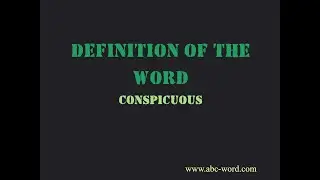 Definition of the word 