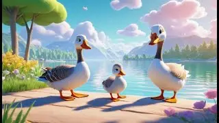 Goose Necks Go Honk Honk Honk | Fun Animal Nursery Rhyme for Kids | Baby Songs