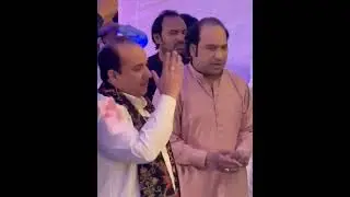 RAHAT FATEH ALI KHAN IN MEHFIL AS GUEST QAWWALI STATUS #qawali #rfak #rahatfatehalikhan #shorts