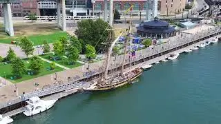 Pride of Baltimore Tall Ship in Buffalo N.Y. - August 2025