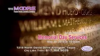 Memorial Day at Moore Funeral Home Arlington 160530