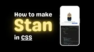 How to make Stan CAPTCHA CSS Animation | CSS Tutorial