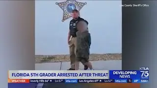 Florida 5th grader arrested for threatening mass shooting