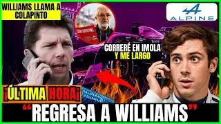 😱🚨AS&Iacute; EL PADRE DE COLAPINTO ESTALLA CONTRA ALPINE Y LE EXIGE QUE REGRESE A WILLIAMS
