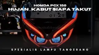 Modifikasi lampu depan pcx 150 lokal #chudaxbikersshop
