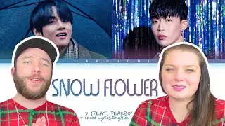 OMG, HIS VOICE! | Snow Flower (feat. Peakboy) by V | CHRISTMAS REACTION