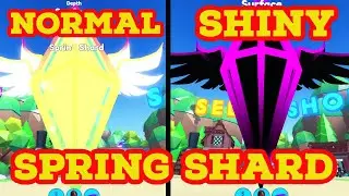SPRING SHARD NORMAL AND SHINY NEW ANCIENT PET | ROBLOX MINING SIMULATOR 2