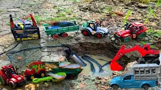 5 Simple DIY Tractor Hacks to Catch More Fish with Mini Water Pump @SKMiniFish