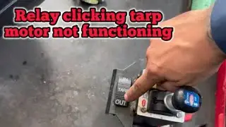 Tips for fixing Tarp motor on dump truck/trailer #semitruck