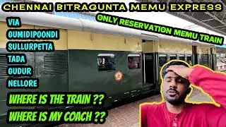 Enga da Train Uhh??? Chennai Nellore MEMU Express Journey | Full Vlog in 2nd Sitting Coach |