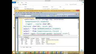 how to create foreign key constraint, how to insert values using GUI, how to use join in a table