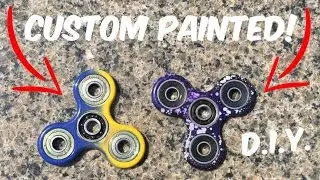 HOW TO CUSTOM PAINT A FIDGET SPINNER!