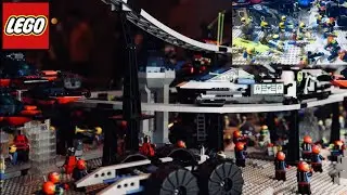 Huge Lego Space Battle