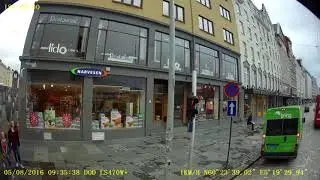 Trip through Bergen centrum from north to west