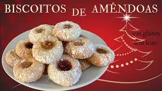 BISCOITOS DE AMÊNDOAS SEM GLÚTEN