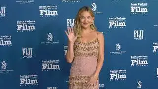 Kate Hudson on the red carpet at the 2026 SBIFF Arlington Artist of the Year Award