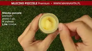 Mannavita świeże czyste Mleczko Pszczele 2,5% 10-HDA &bull; 100g