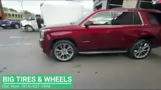 GMC YUKON Replica 24&rdquo; Chrome. Big Tires And Wheels