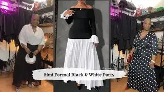 No New Dress! Can I Resist Buying A New Dress? 5 Semi-Formal Looks My Closet | Black & White Event
