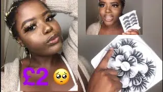 CHEAP MINK LASHES TRY ON HAUL! ft ALIEXPRESS | AMAZON