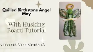 Quilled May Birthstone Angel