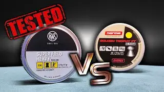 Test plombs - RWS Super Field Heavy 4.5mm/0.59g. à 25m.