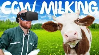 GOT MILK!? Cow Milking Simulator Oculus Rift Gameplay