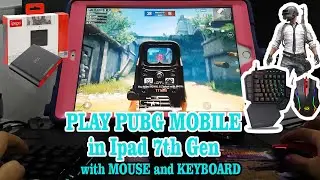 Play PUBG Mobile in IPAD 7th Gen with mouse and keyboard