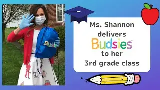 Delivering 24 Budsies To Students During Coronavirus | Budsies©