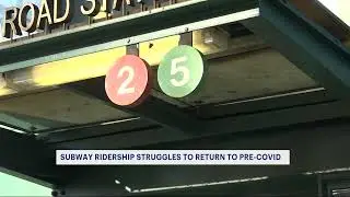 MTA subway ridership struggles to return to pre-pandemic numbers