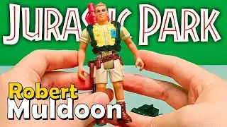 Looking at my Jurassic Park Figures Part 1 | Robert Muldoon with Firing Tranq Bazooka | Kenner, 1993