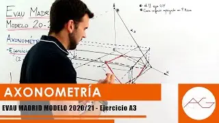 EVAU DIBUJO TÉCNICO MADRID MODELO 2020/21 - Ejercicio A3