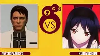 (M.U.G.E.N Single) Psychopath Kyo VS Kuroyukihime