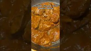 Chicken Livers with Tomato Paste (recipe in comments)
