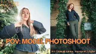 Watch Me Work: POV Model Photography in Oslo (Natural Light Portraits)