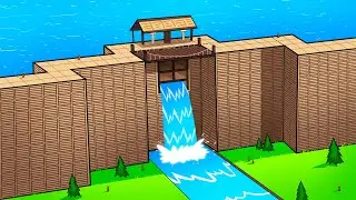 Finally engineering a MEGA DAM to save my season!