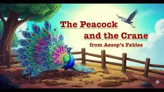 The Peacock and the Crane (Aesop's Fables)