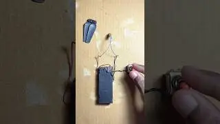 Powering mini vibration motor with 2 wing drone propeller #tech #scienceproject #dronemotor