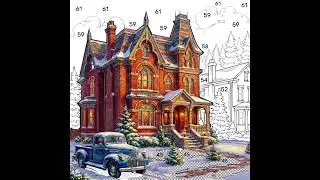 Victorian Winter Evening #video #winter #victorian #house #snow #evening 