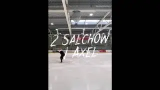 Melina Beer beim Eiskunstlauf Training 2 Flip, Rittberger, Salchow...