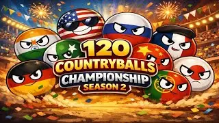 120 Countryballs Championship Season 2 🏆 | World’s Biggest Marble Race Battle🔥🔥